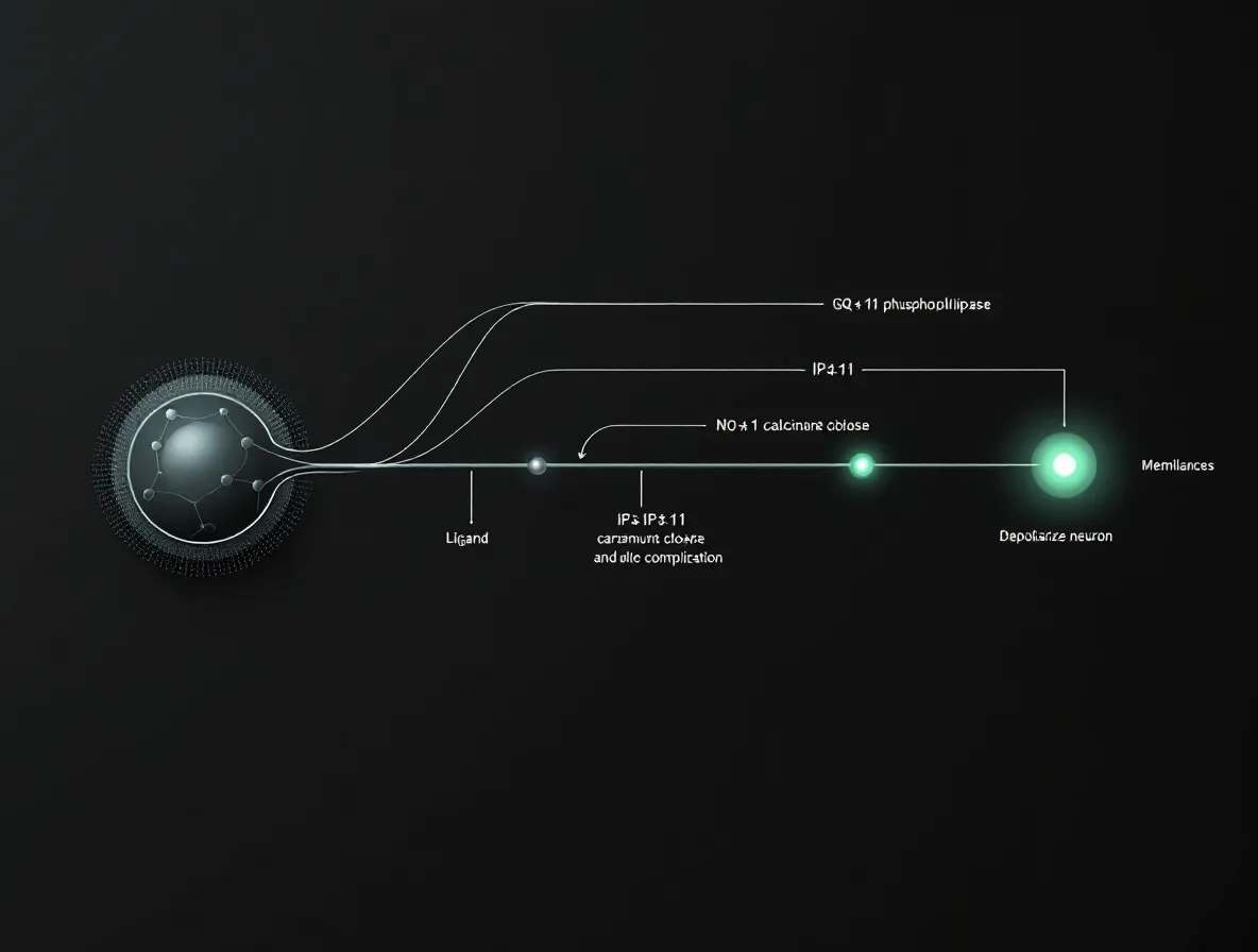 The receptor and the second-messenger cascade